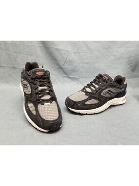 Saucony Grid Jazz 9 Suede Black/Red/Grey Men's Size 8 NEW NO BOX!